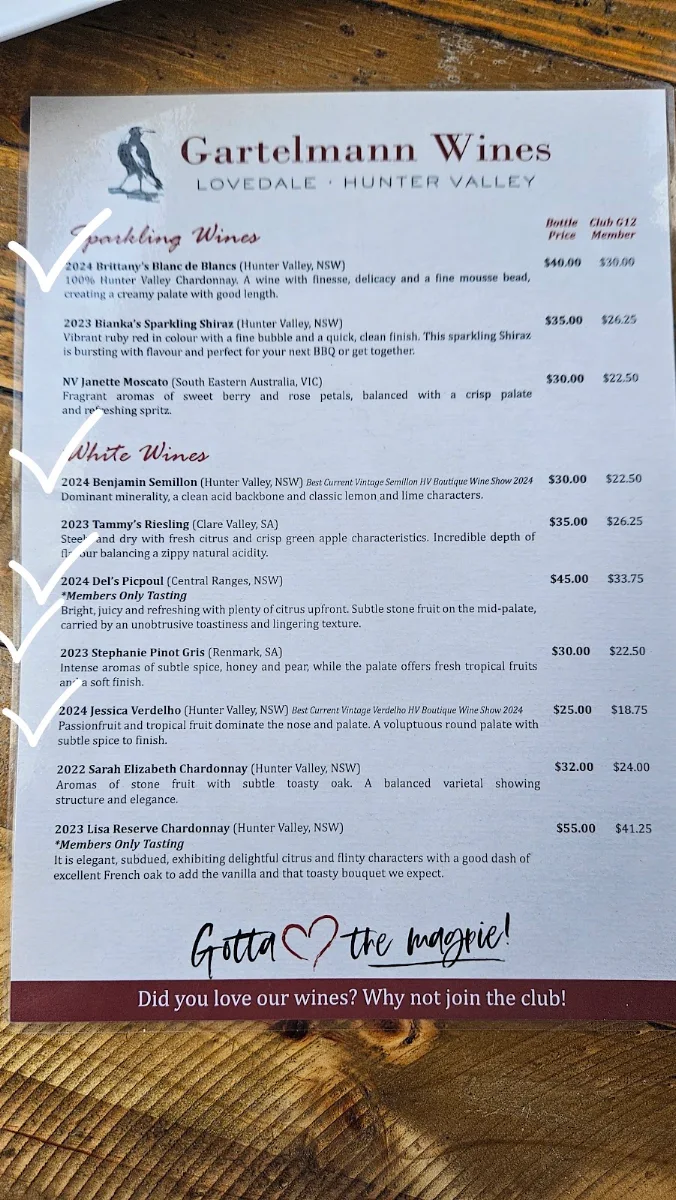 Menu, The Deck Cafe Lovedale
