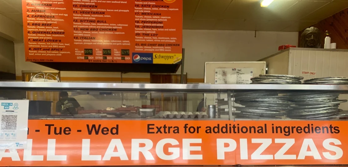 Menu, Jeronimos Pizza