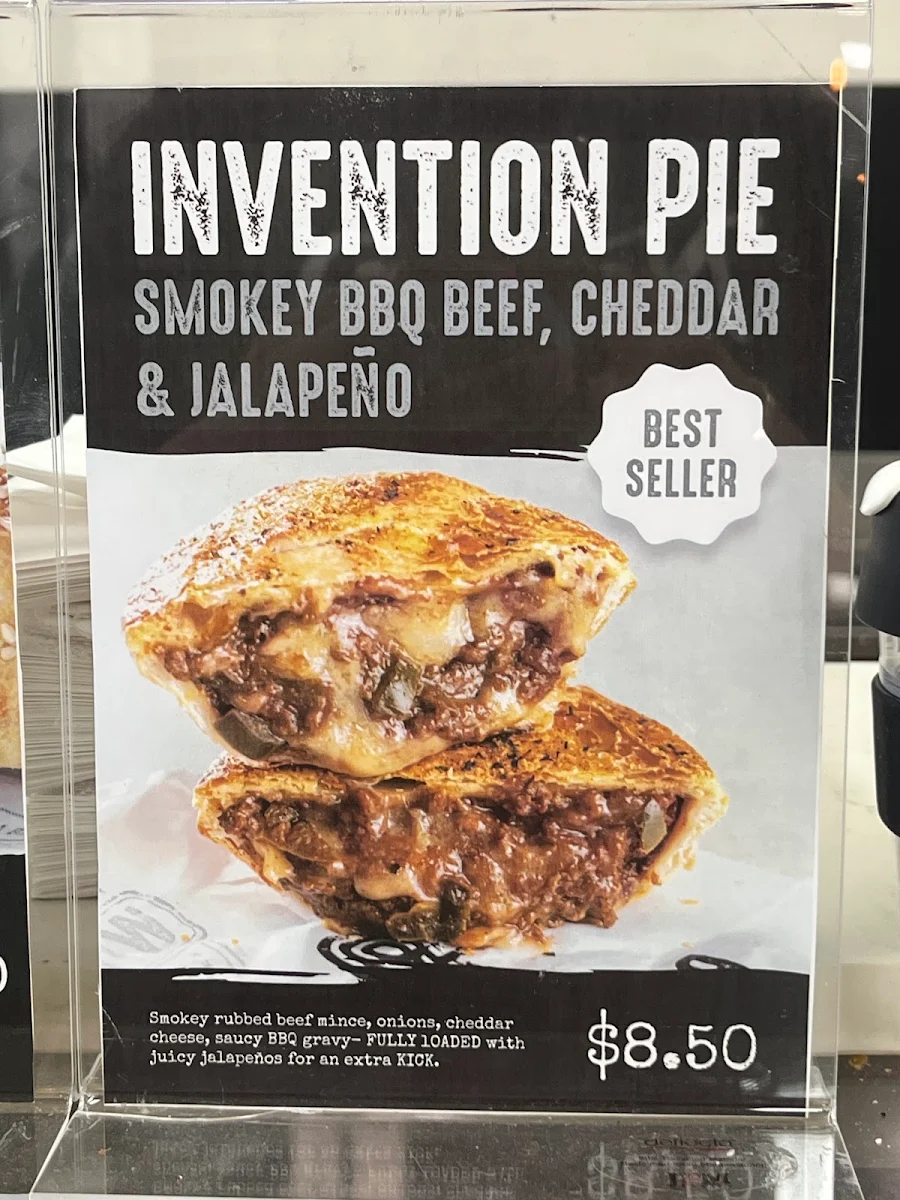 Menu, Pinjarra Bakery (Maddington)