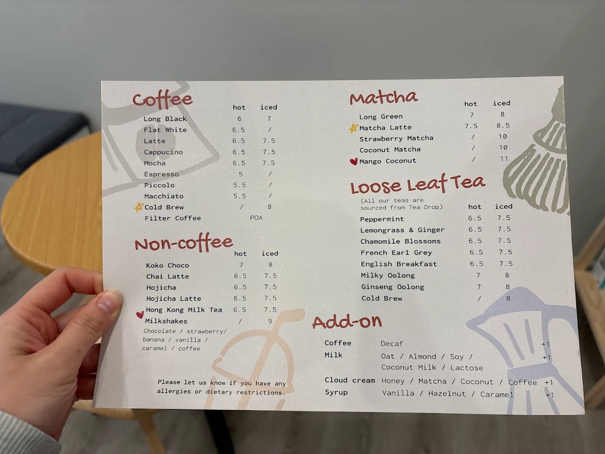 Menu, The Little Neighbor