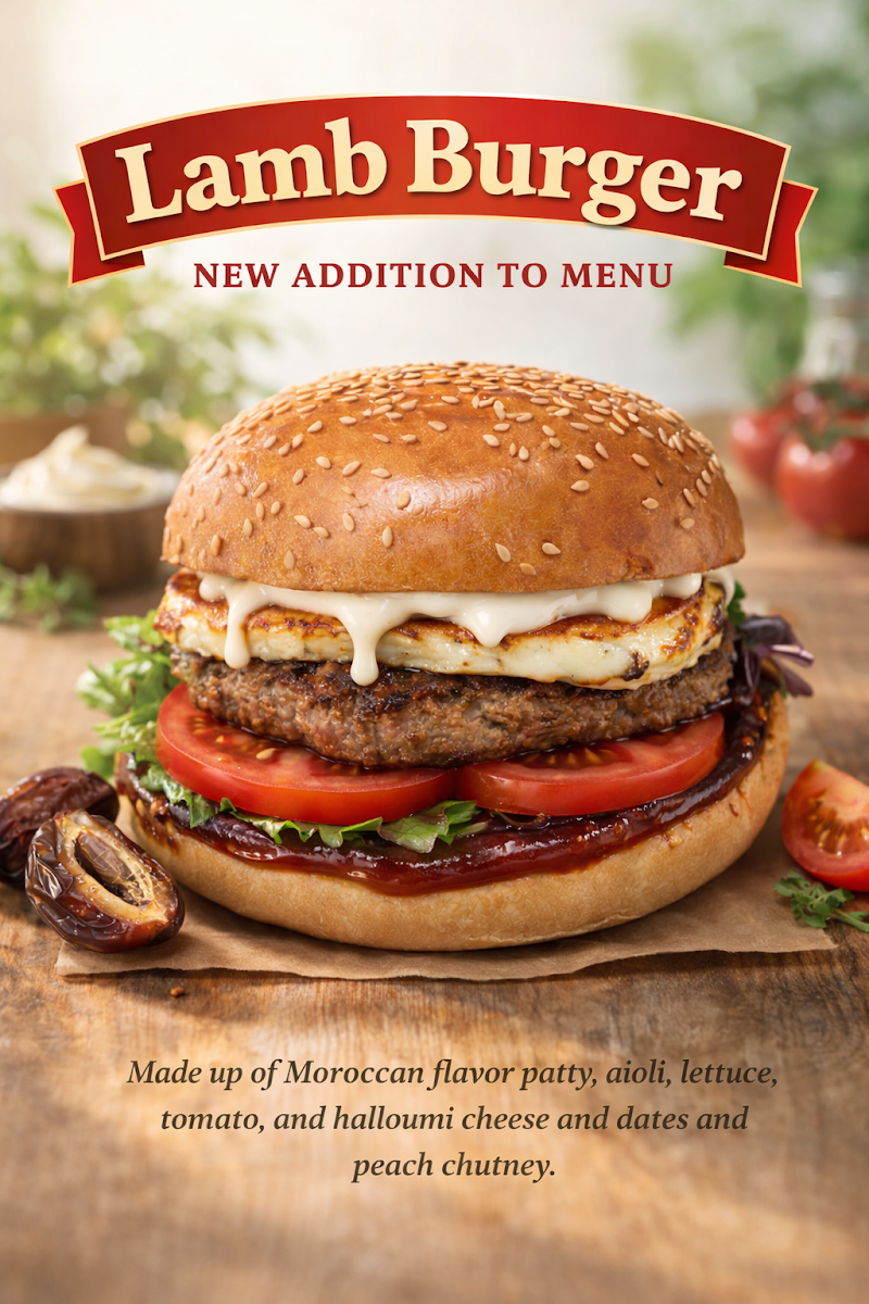 Menu, Hungry Mermaid