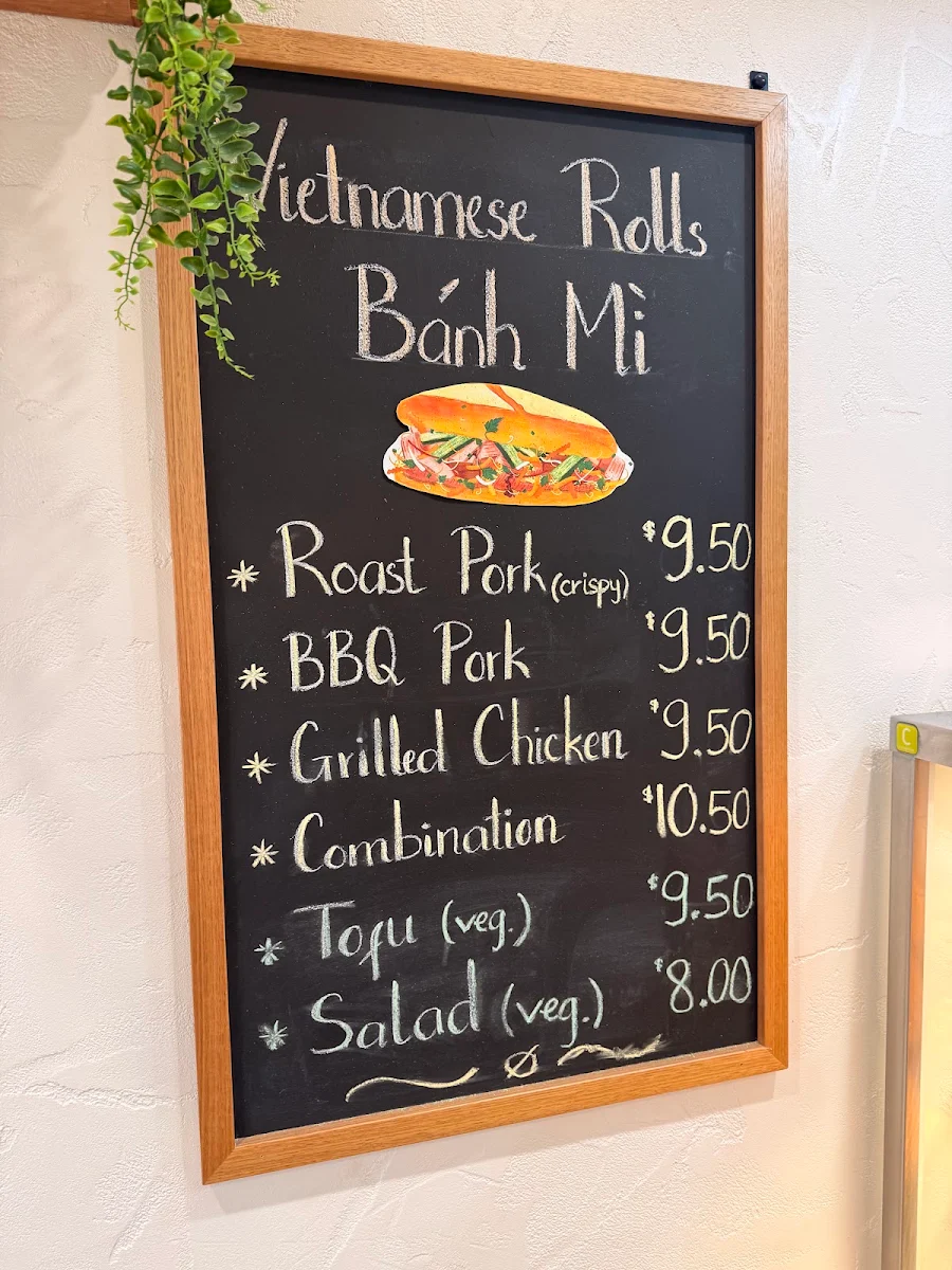 Menu, Gawler Hot Bread Bakery
