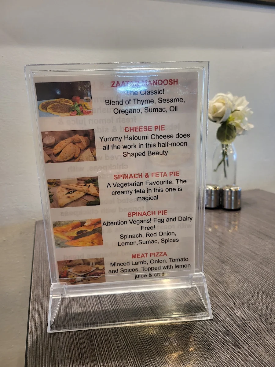Menu, BUBBLY BEANS CAFE MIDDLE EASTERN GROCERY STORE CHELSEA