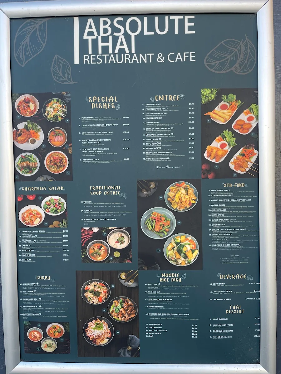 Menu, iAbsolute