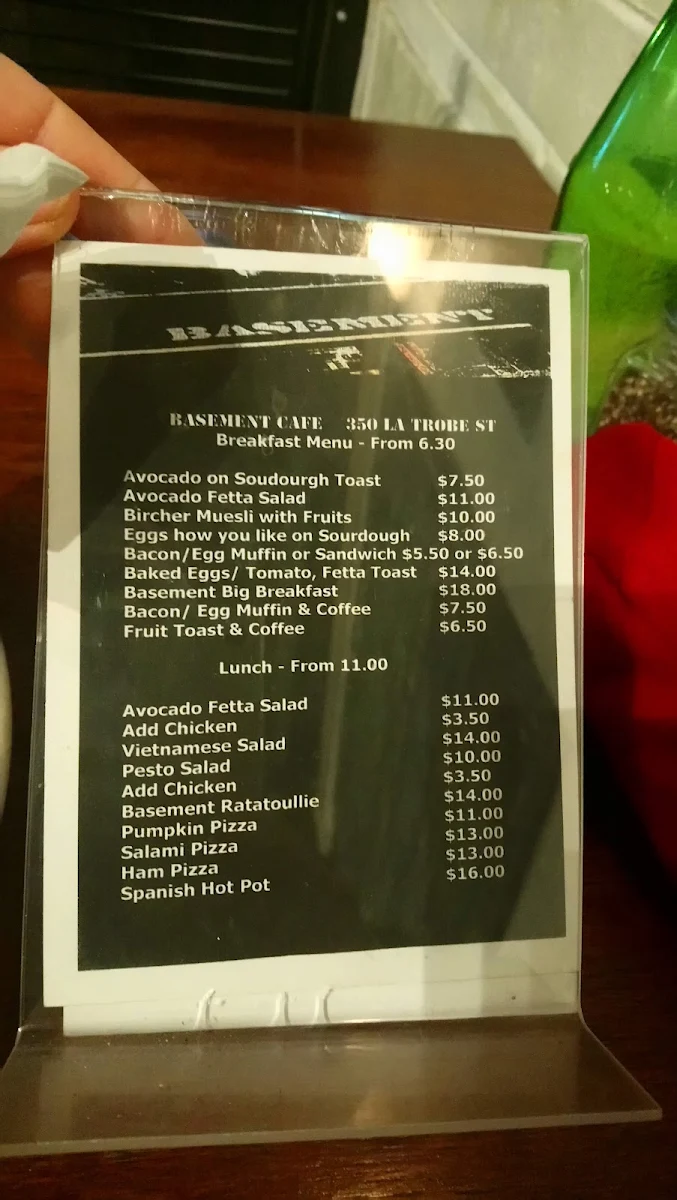 Menu, Halaya