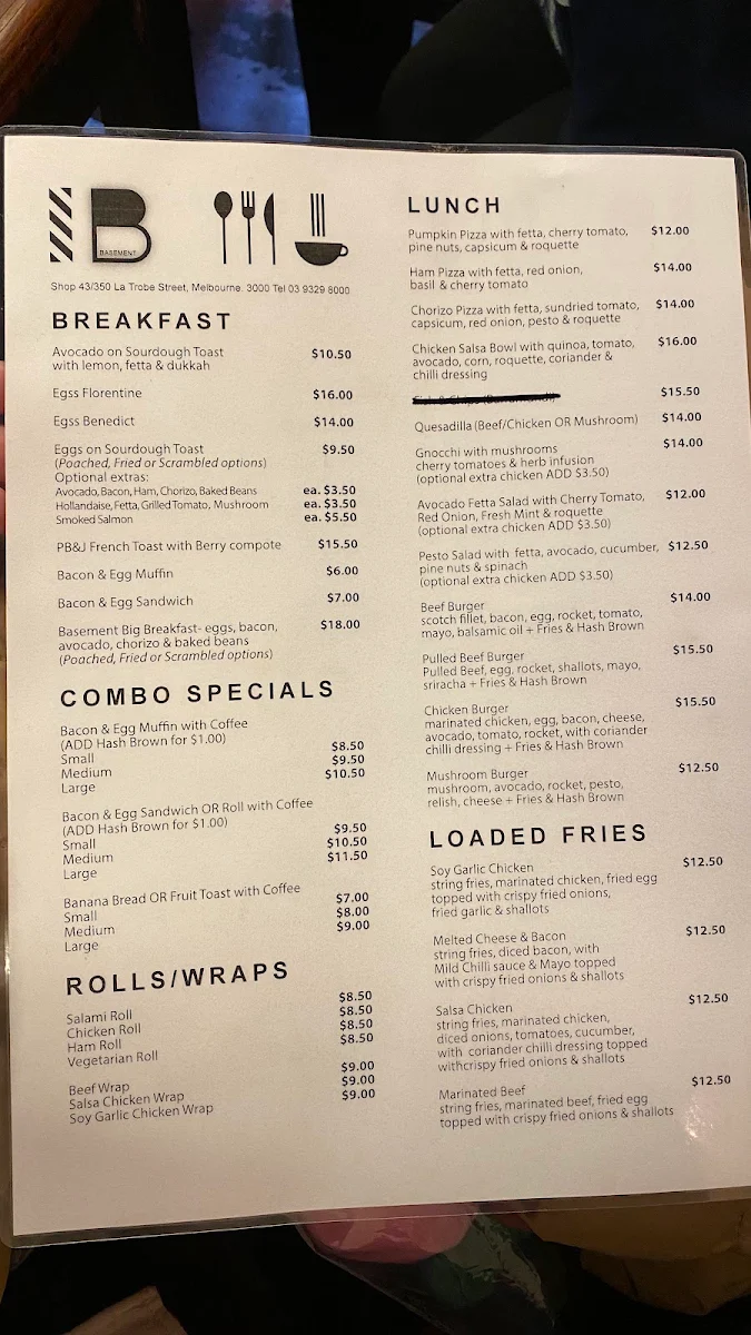 Menu, Halaya
