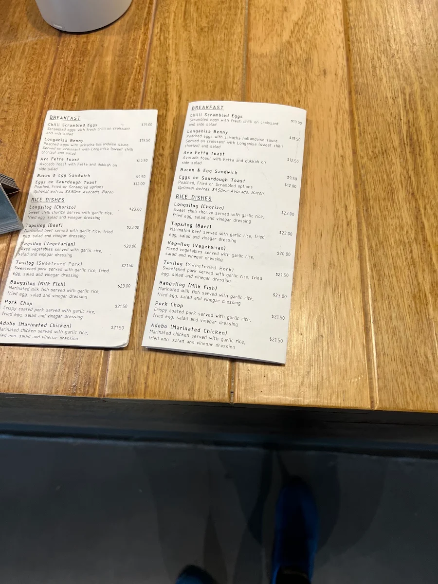 Menu, Halaya