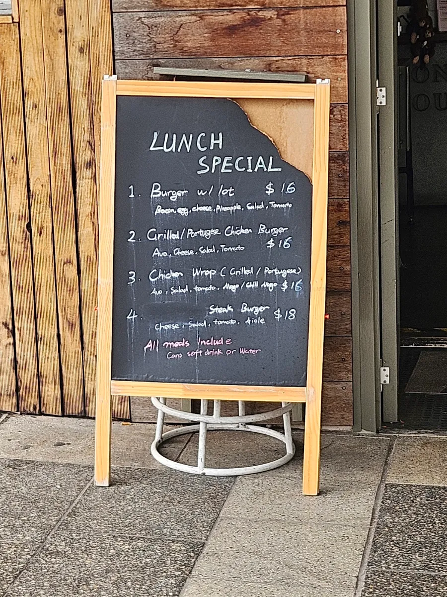 Menu, Monkey House Cafe Strathfield