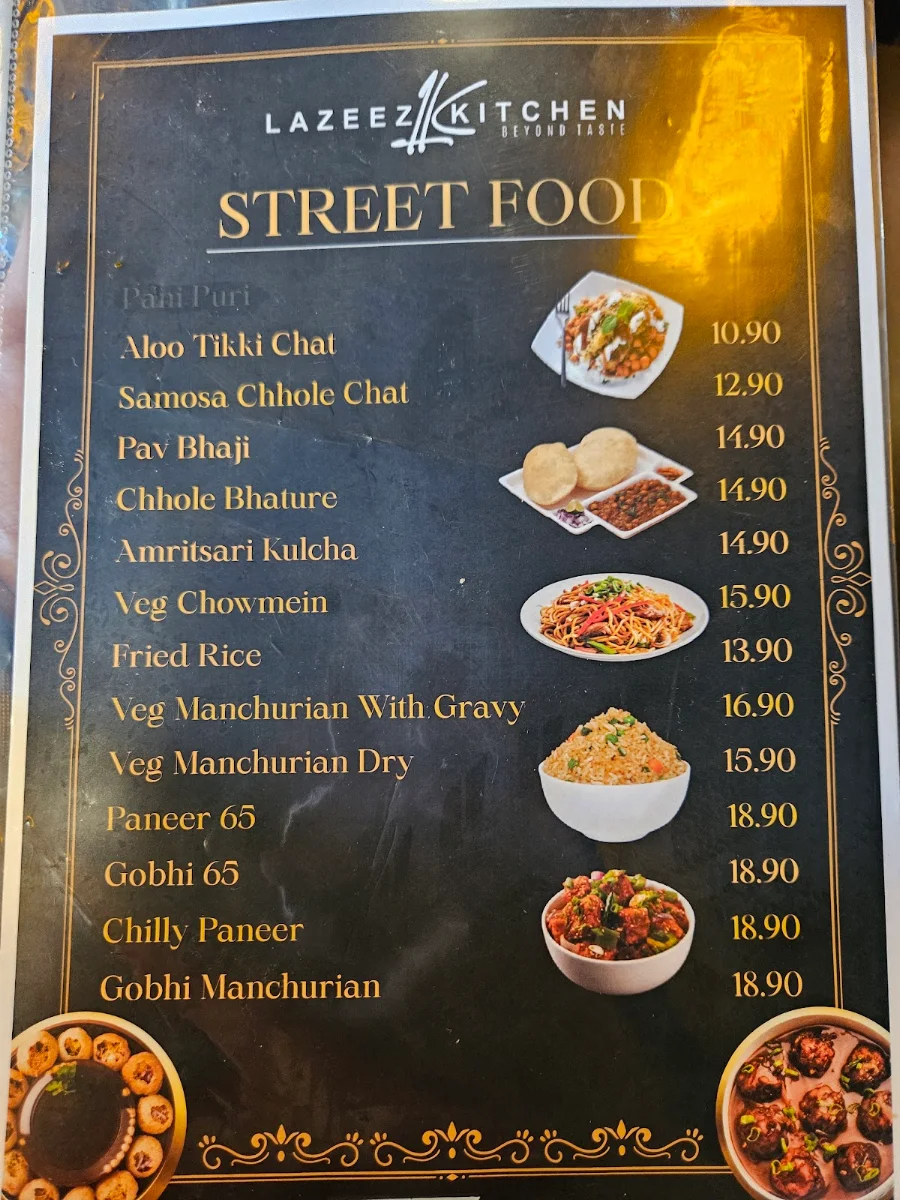 Menu, Lazeez Kitchen - Rouse Hill