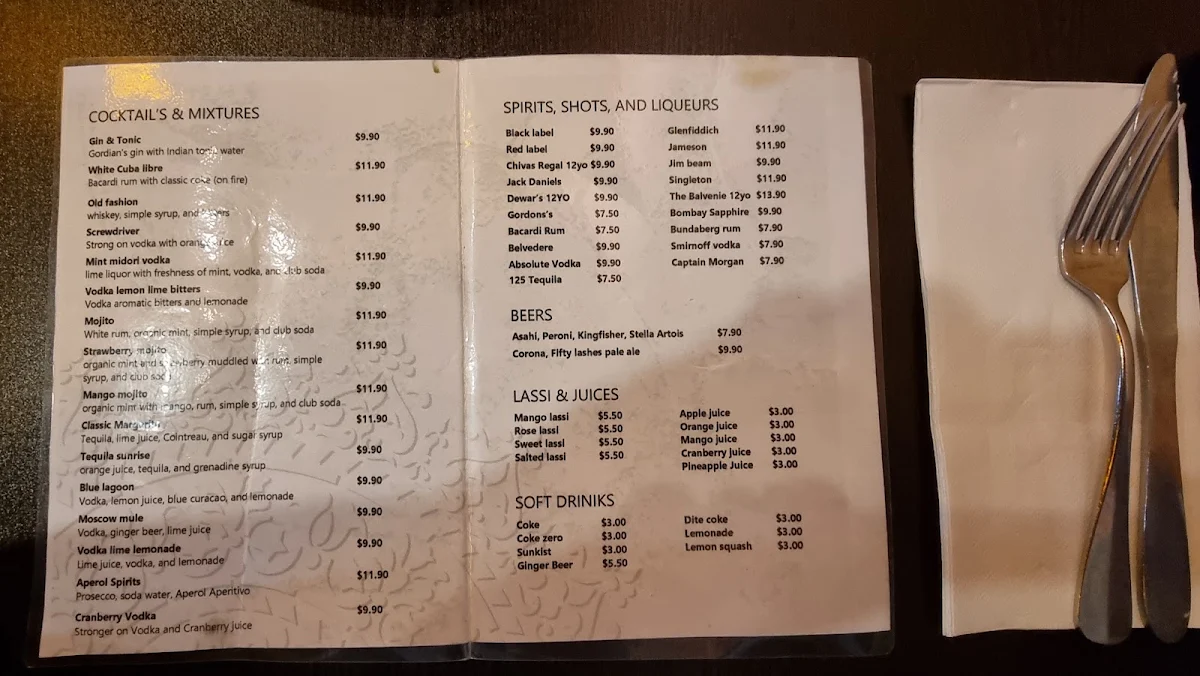 Menu, Lazeez Kitchen - Rouse Hill