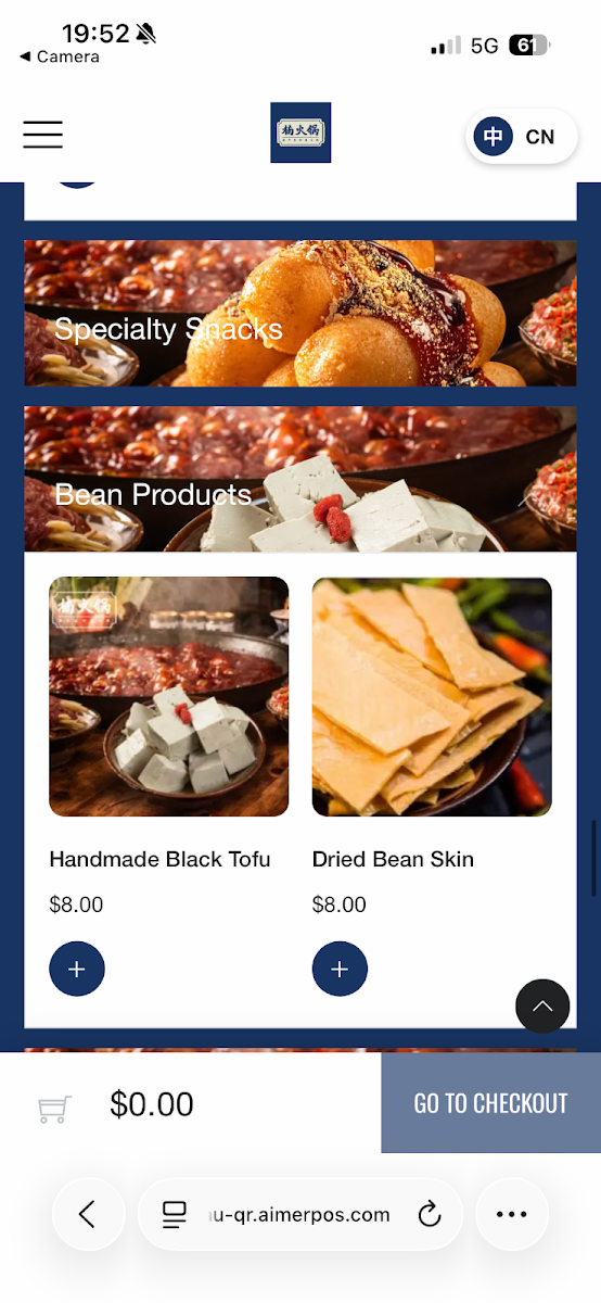 Menu, Nan Hot Pot, Sunnybank