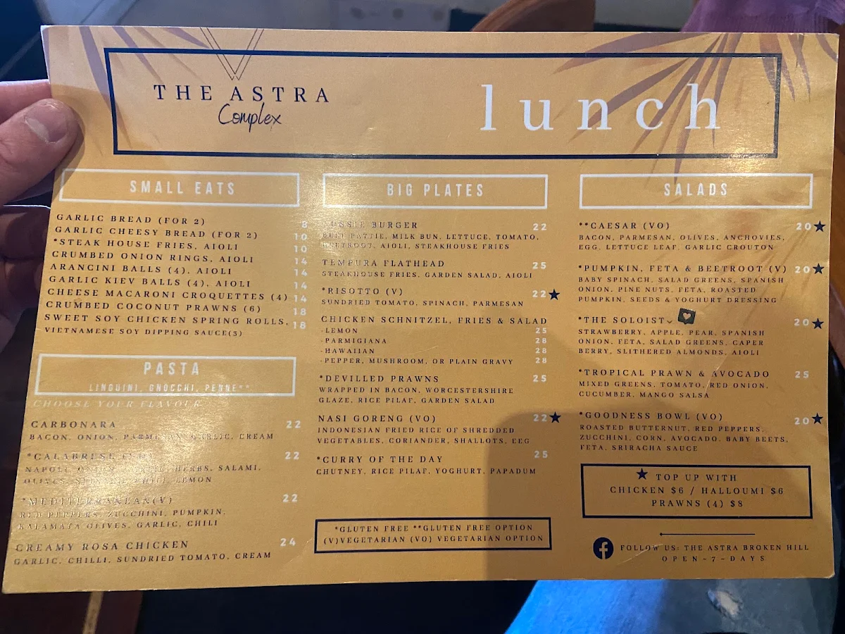 Menu, Soull Cafe and Espresso Bar