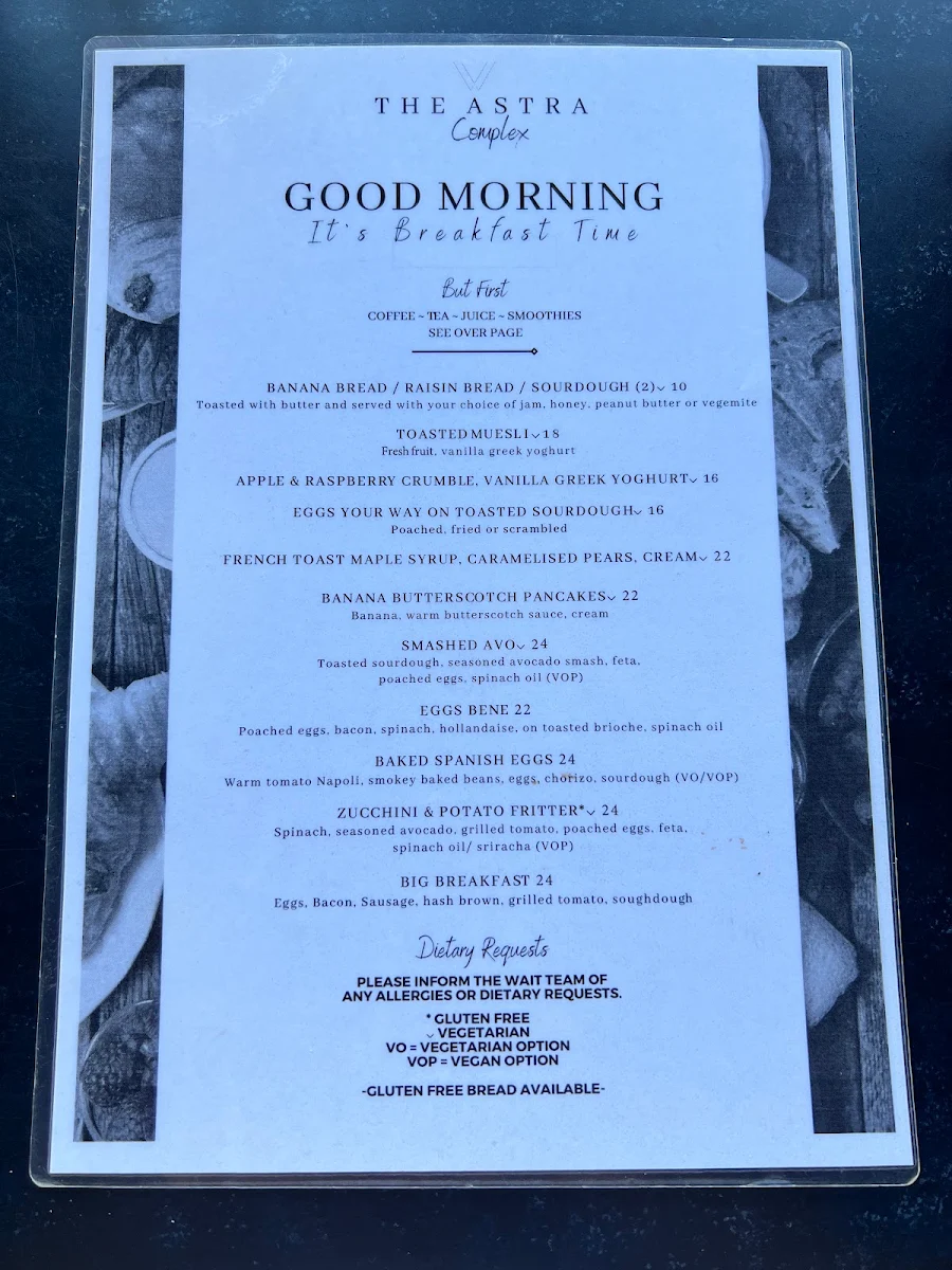 Menu, Soull Cafe and Espresso Bar