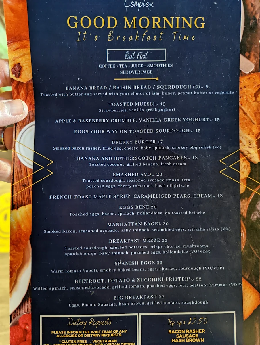 Menu, Soull Cafe and Espresso Bar