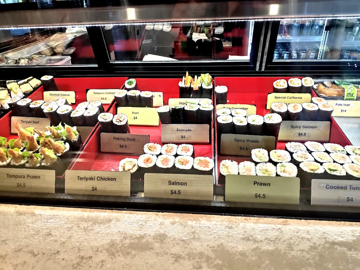 Menu, mr. sushi