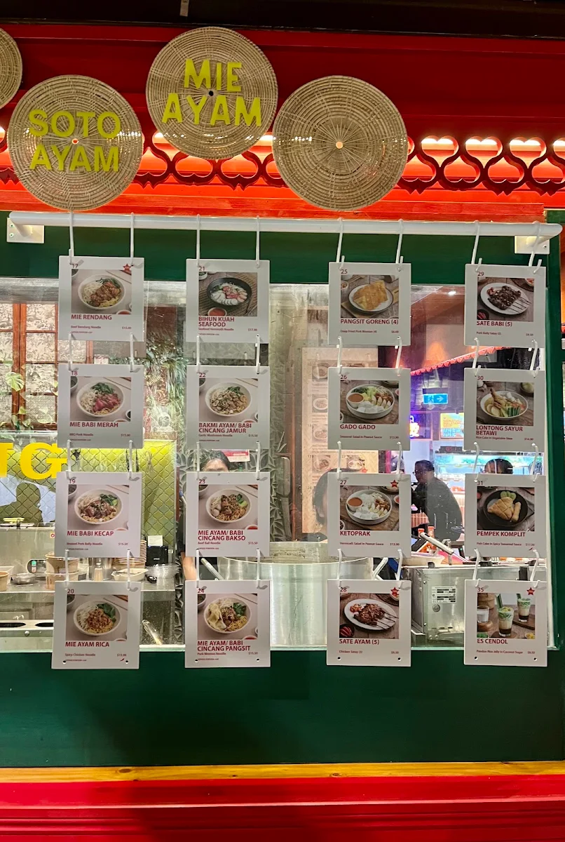 Menu, Enjoy Mie Express