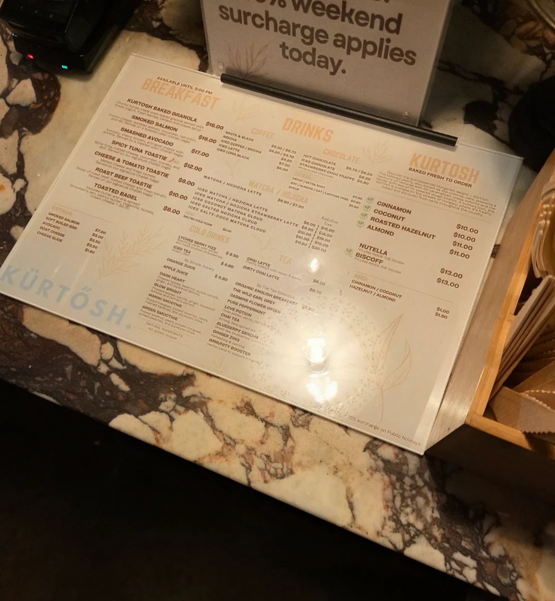 Menu, Kürtősh - Crows Nest
