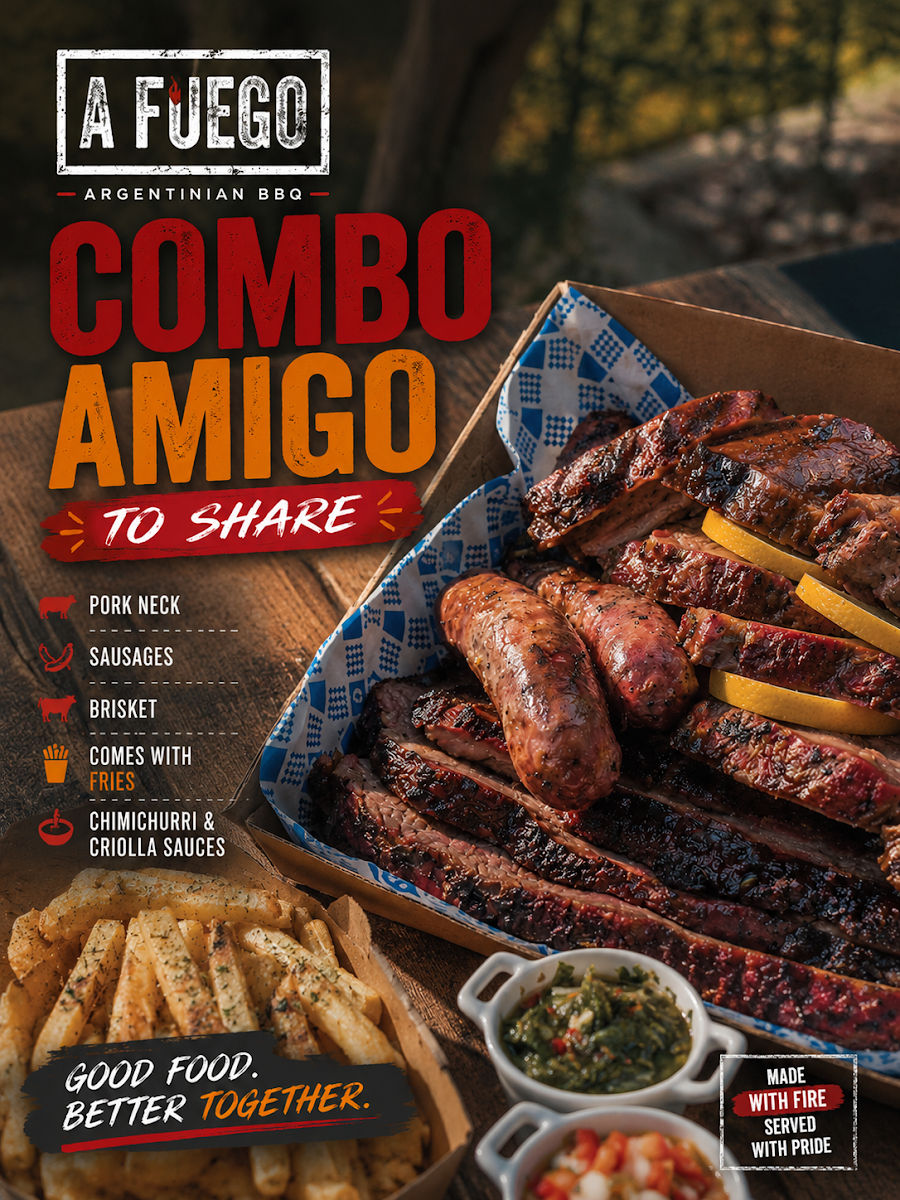 Menu, A Fuego Argentinian Grill