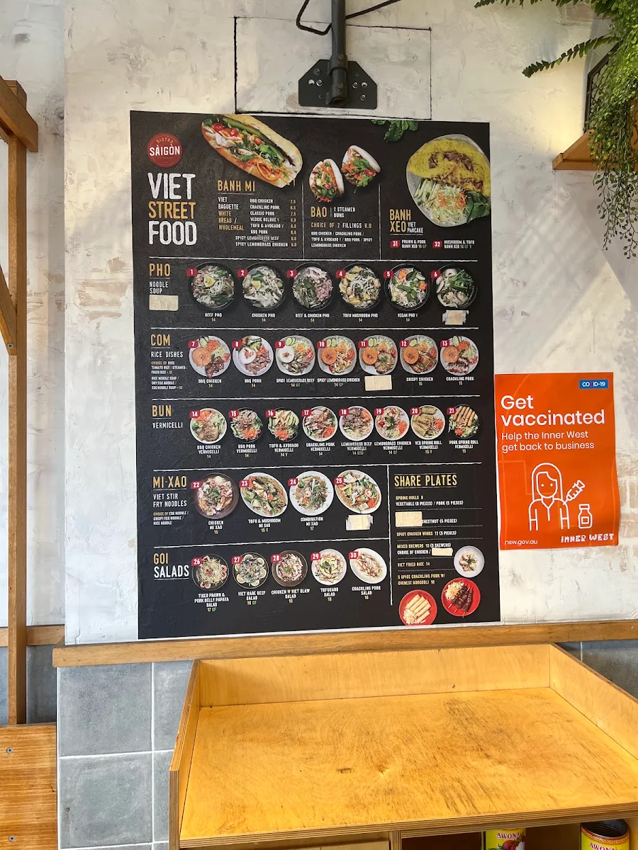 Menu, Bun Me Leichhardt