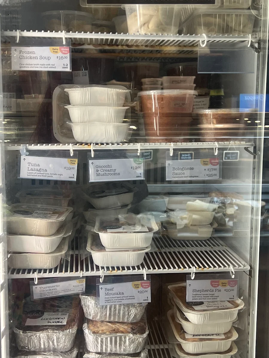 Menu, Cafe D'lish