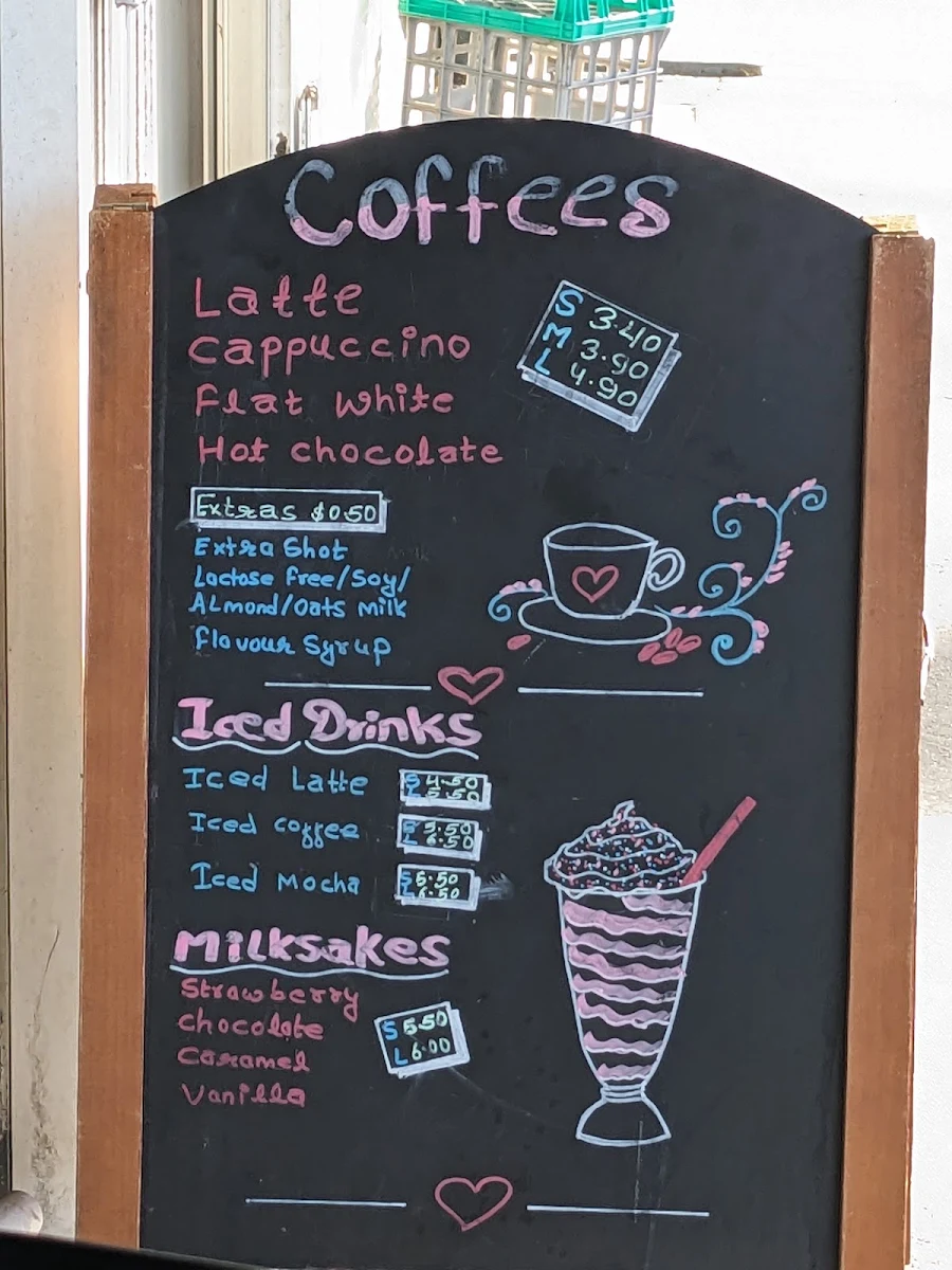 Menu, Mitko Deli & Café