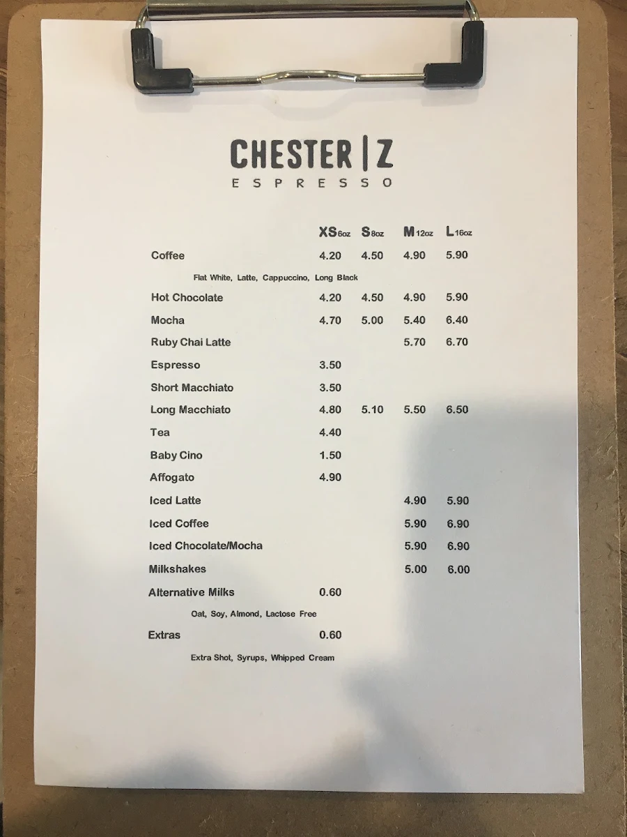 Menu photo 1