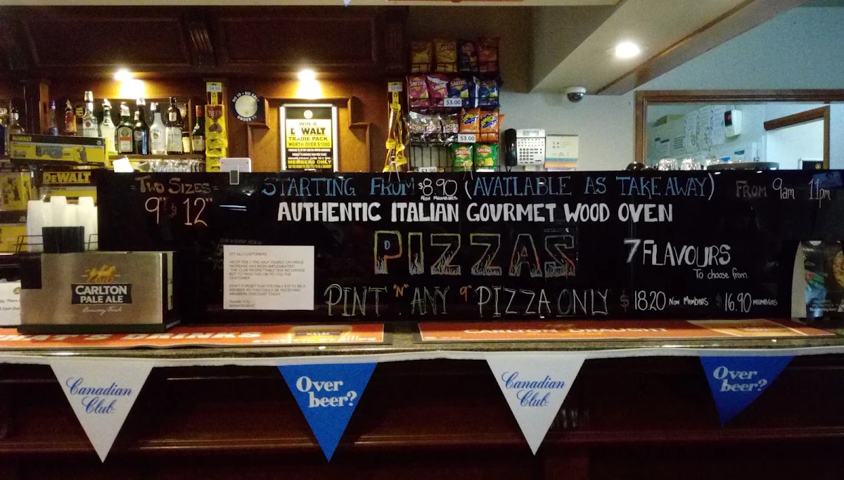 Menu, Murray Bridge Community Club