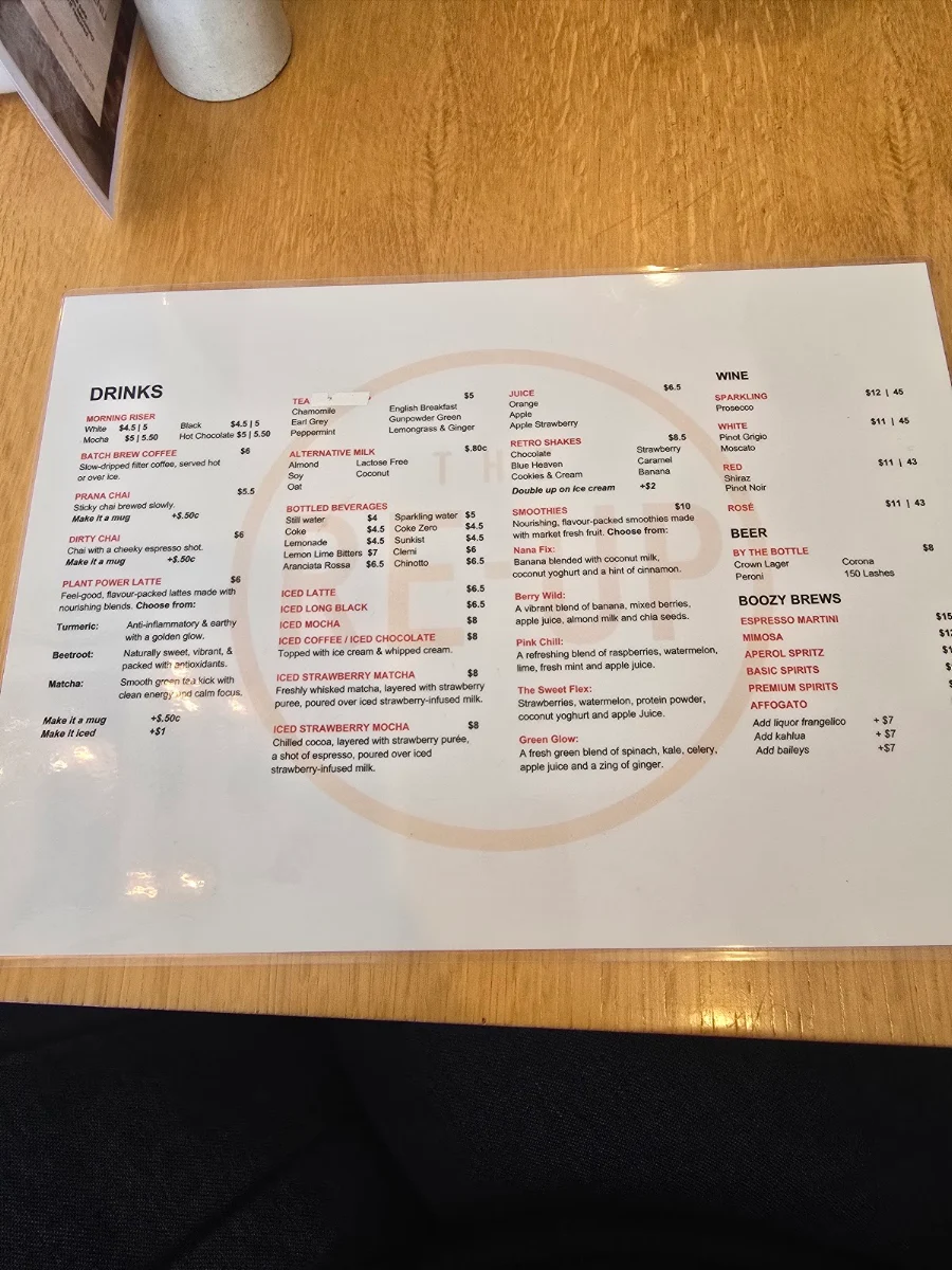 Menu, The Re-Up