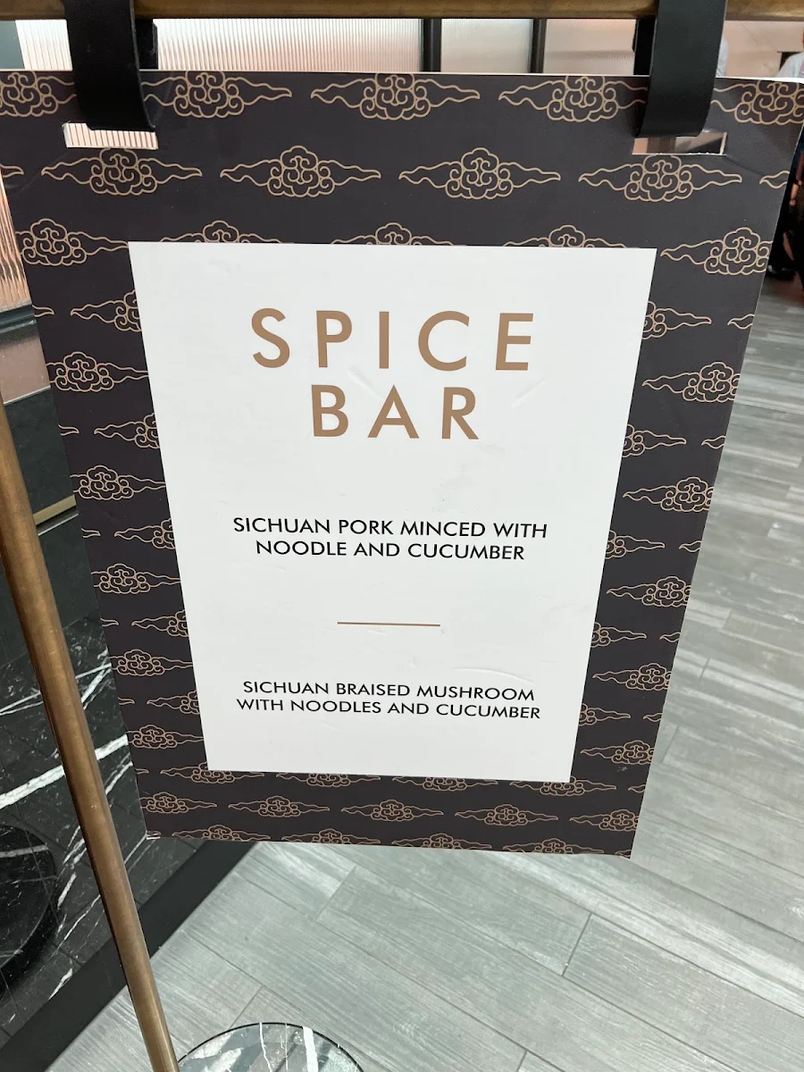 Menu, Qantas Domestic Business Lounge Melbourne