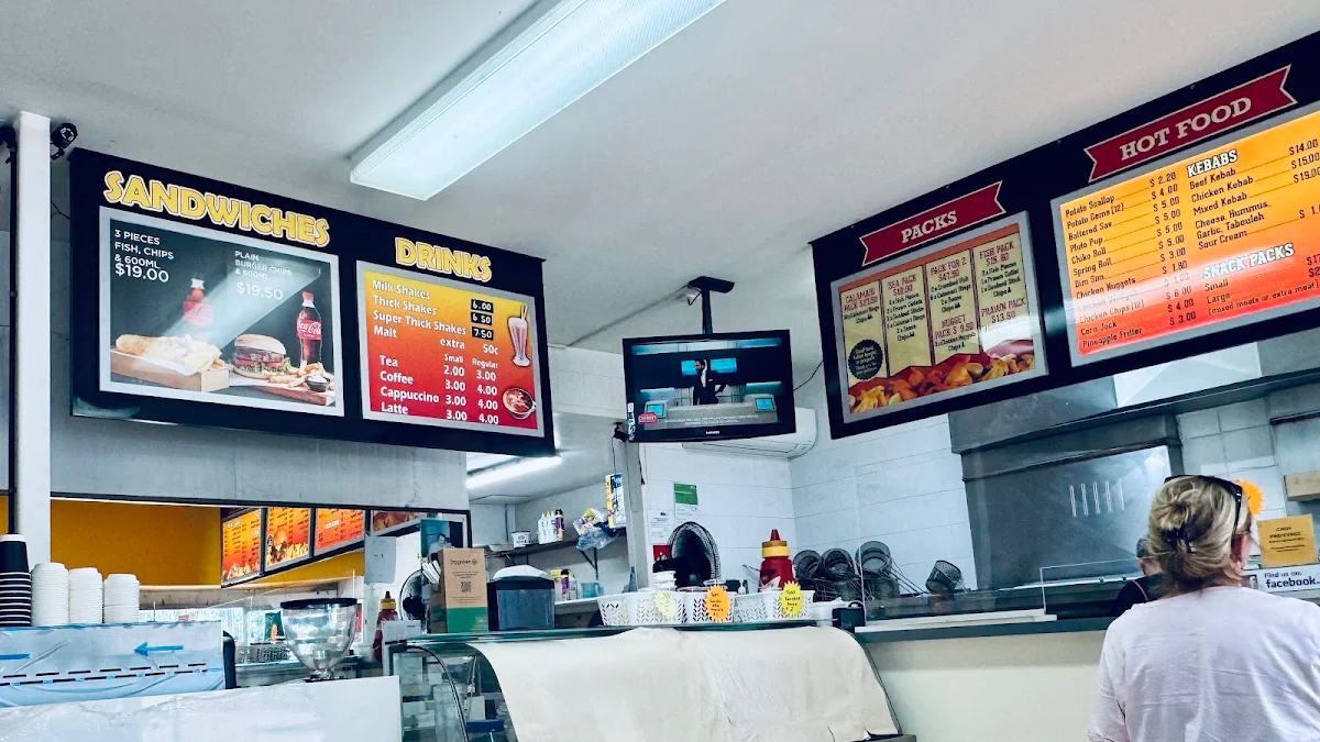 Menu, Park View Takeaway