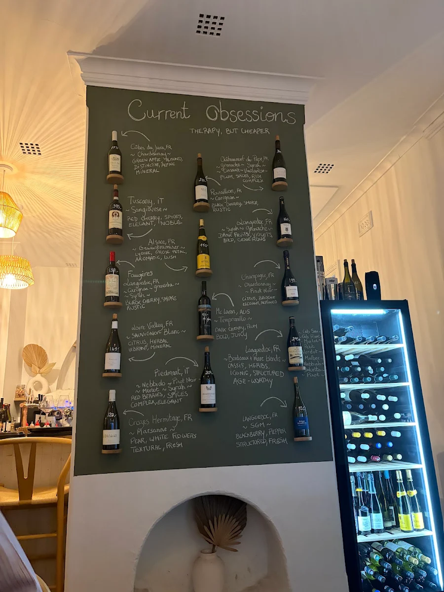 Menu, Intuition Wine and Kitchen