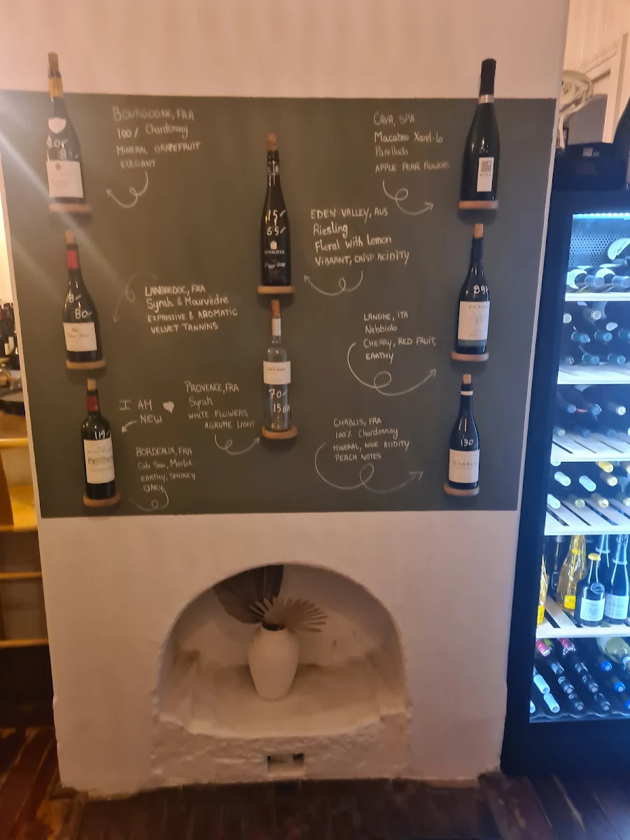 Menu, Intuition Wine and Kitchen