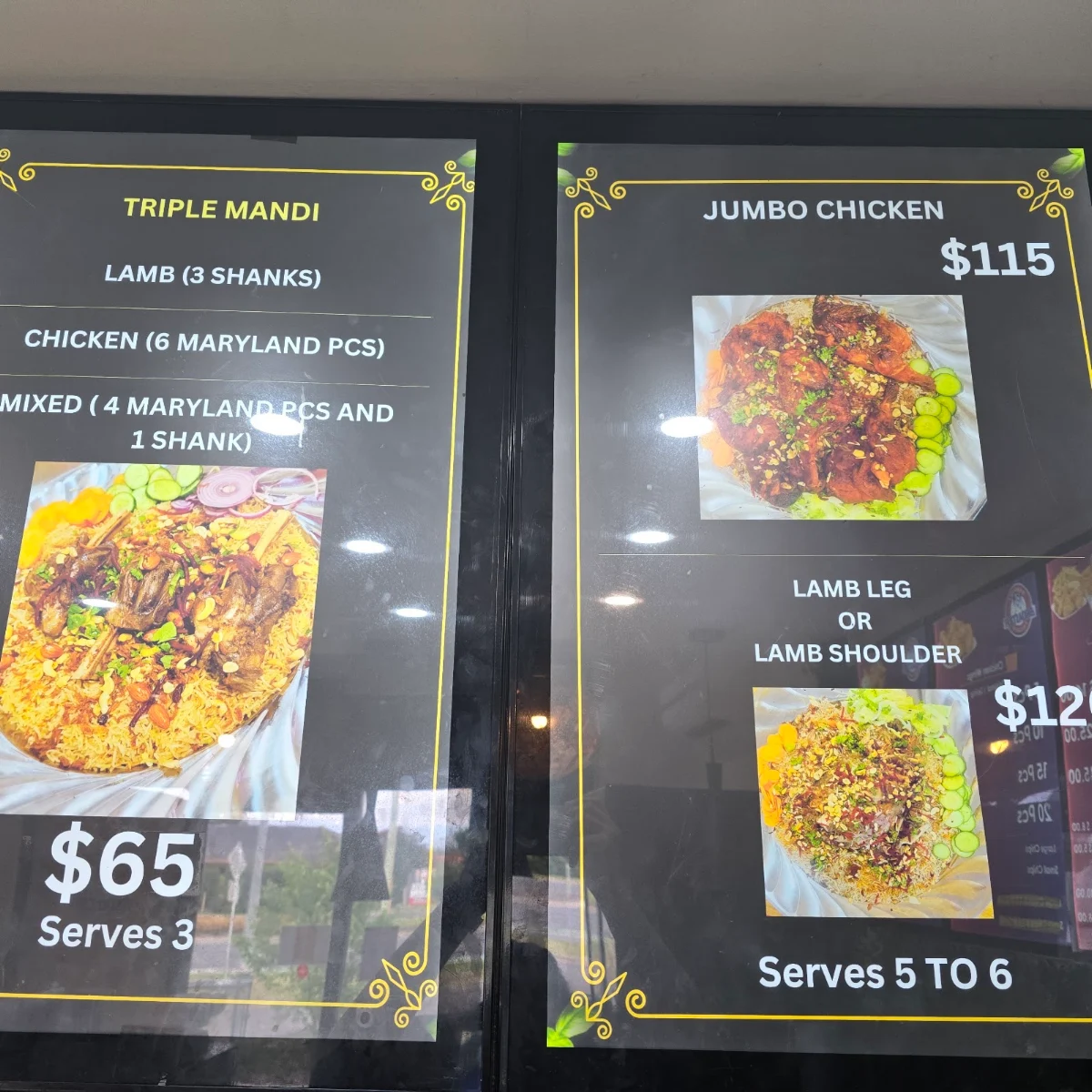 Menu, Jannat Al Mandi Restaurant & Broaster Chicken (Mandi in Tarneit)