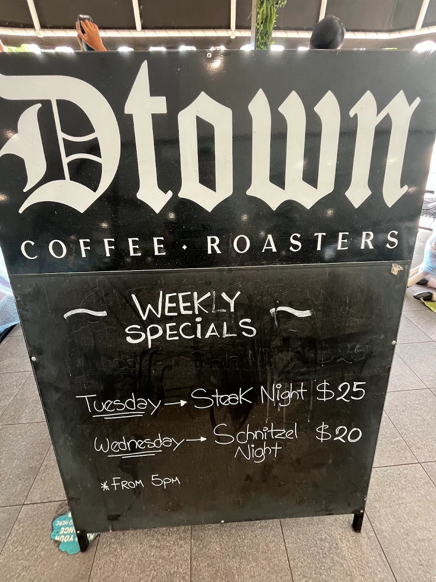 Menu, The Fannie Bay Coolspot