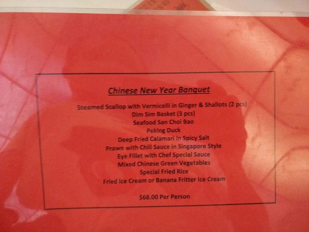 Menu, Ripples Bentleigh Restaurant