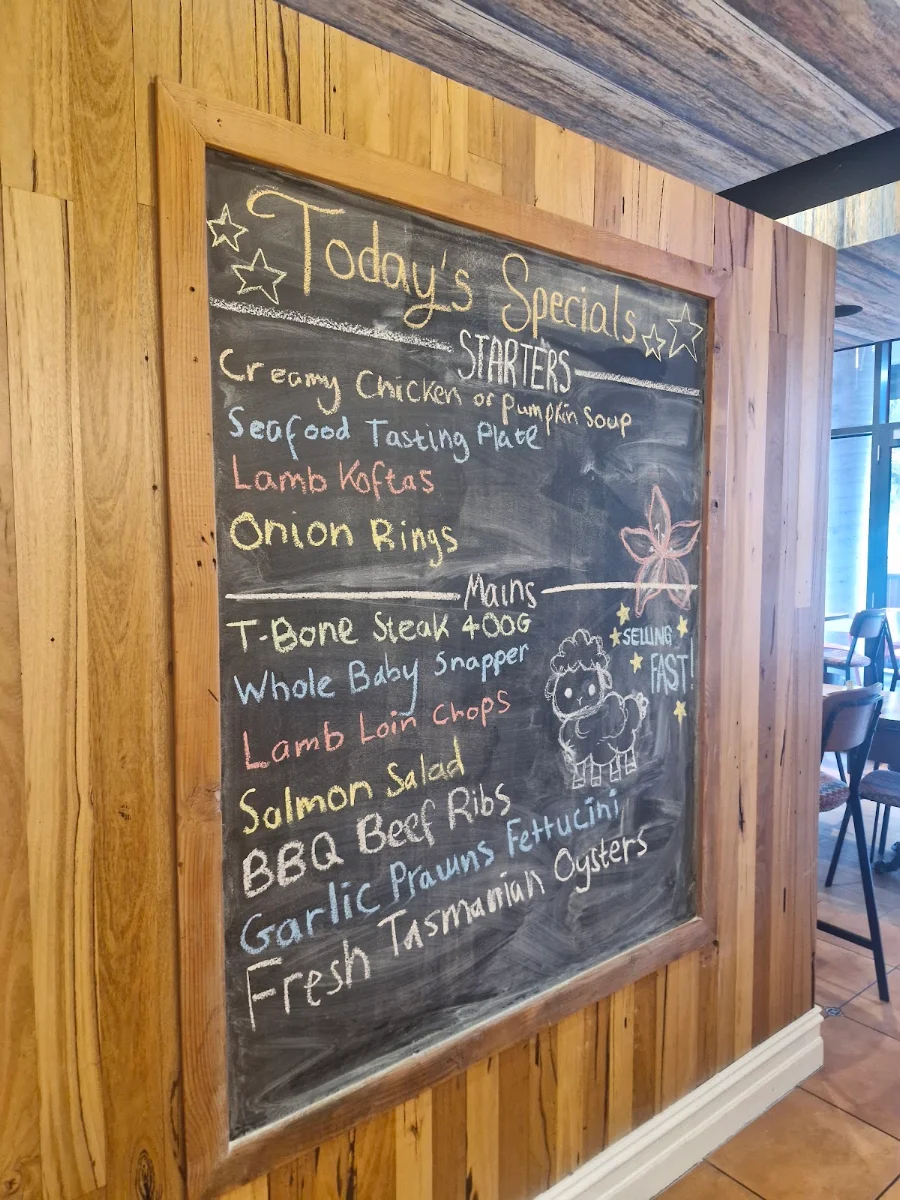 Menu, Luminous Restaurant & Bar