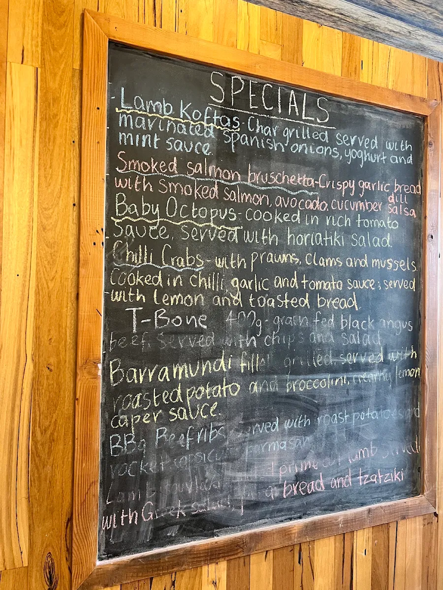 Menu, Luminous Restaurant & Bar