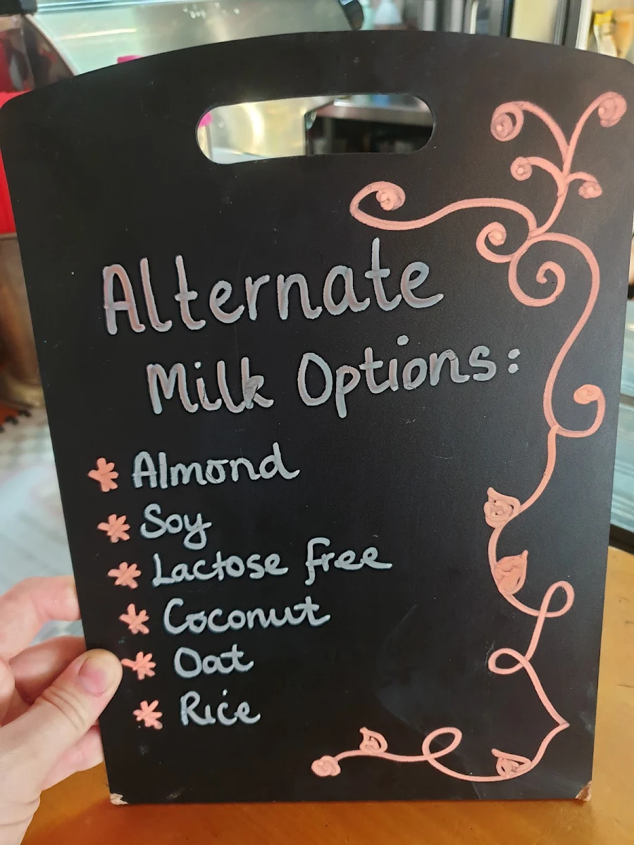 Menu, Mecca Cafe