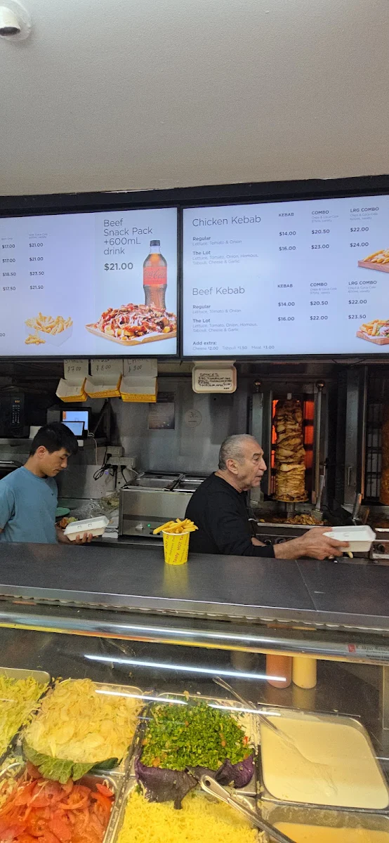 Menu, Manly Seaside Kebabs