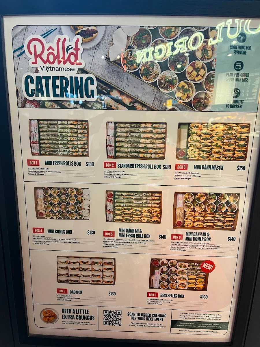 Menu, Roll'd Hurstville