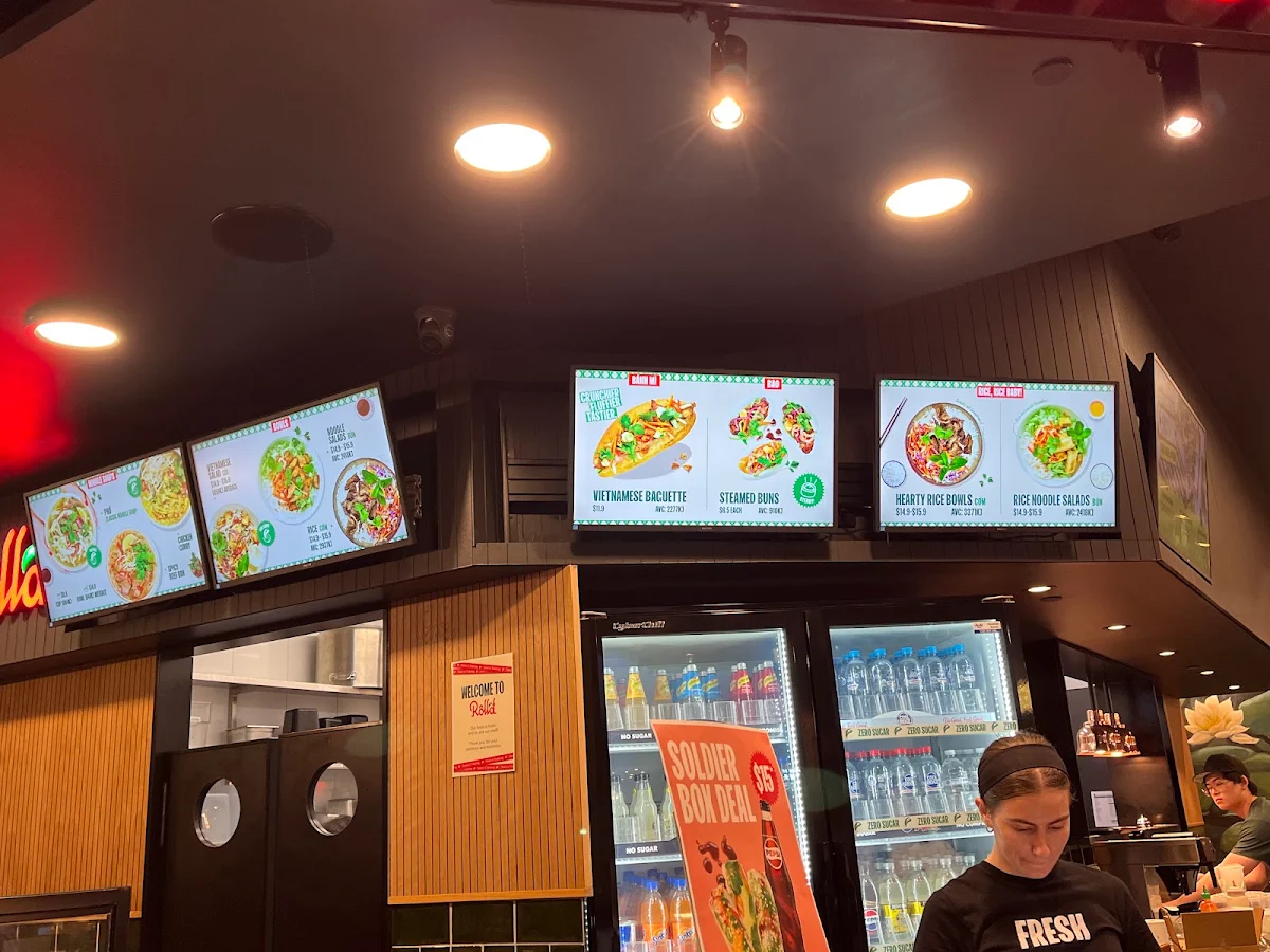 Menu, Roll'd Hurstville