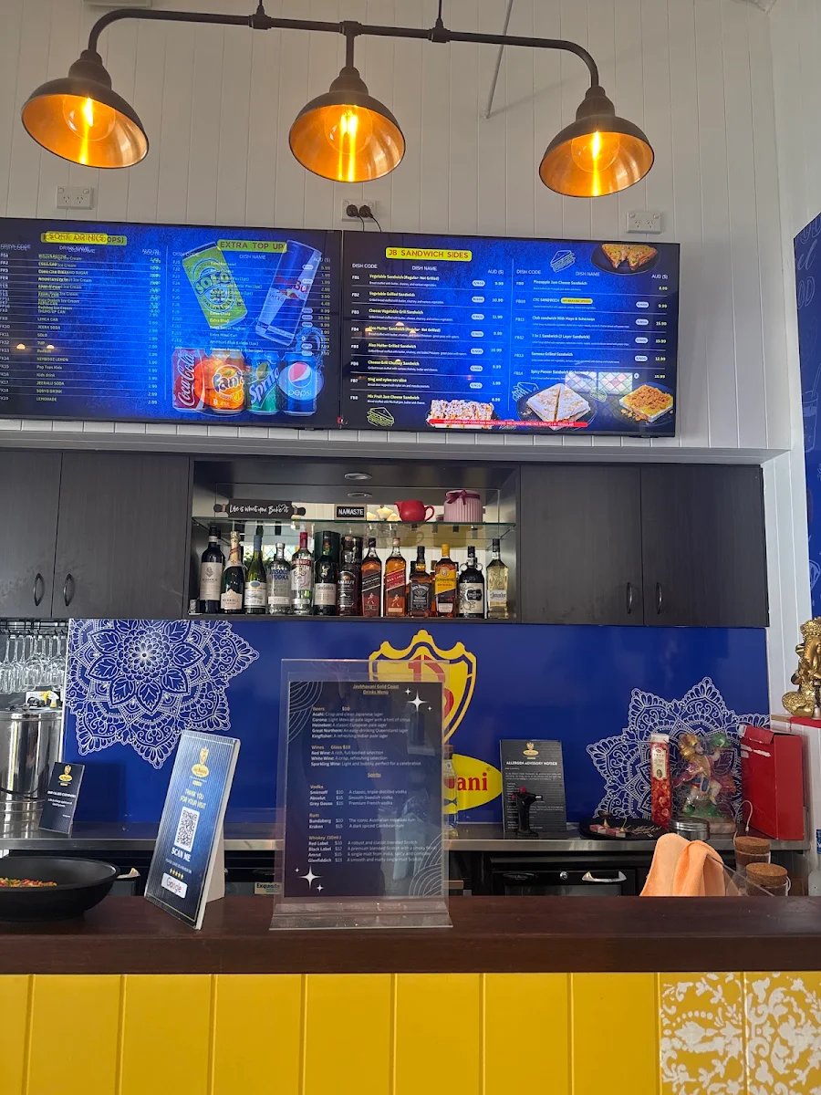 Menu, Jay Bhavani Gold Coast- Indian Restaurant