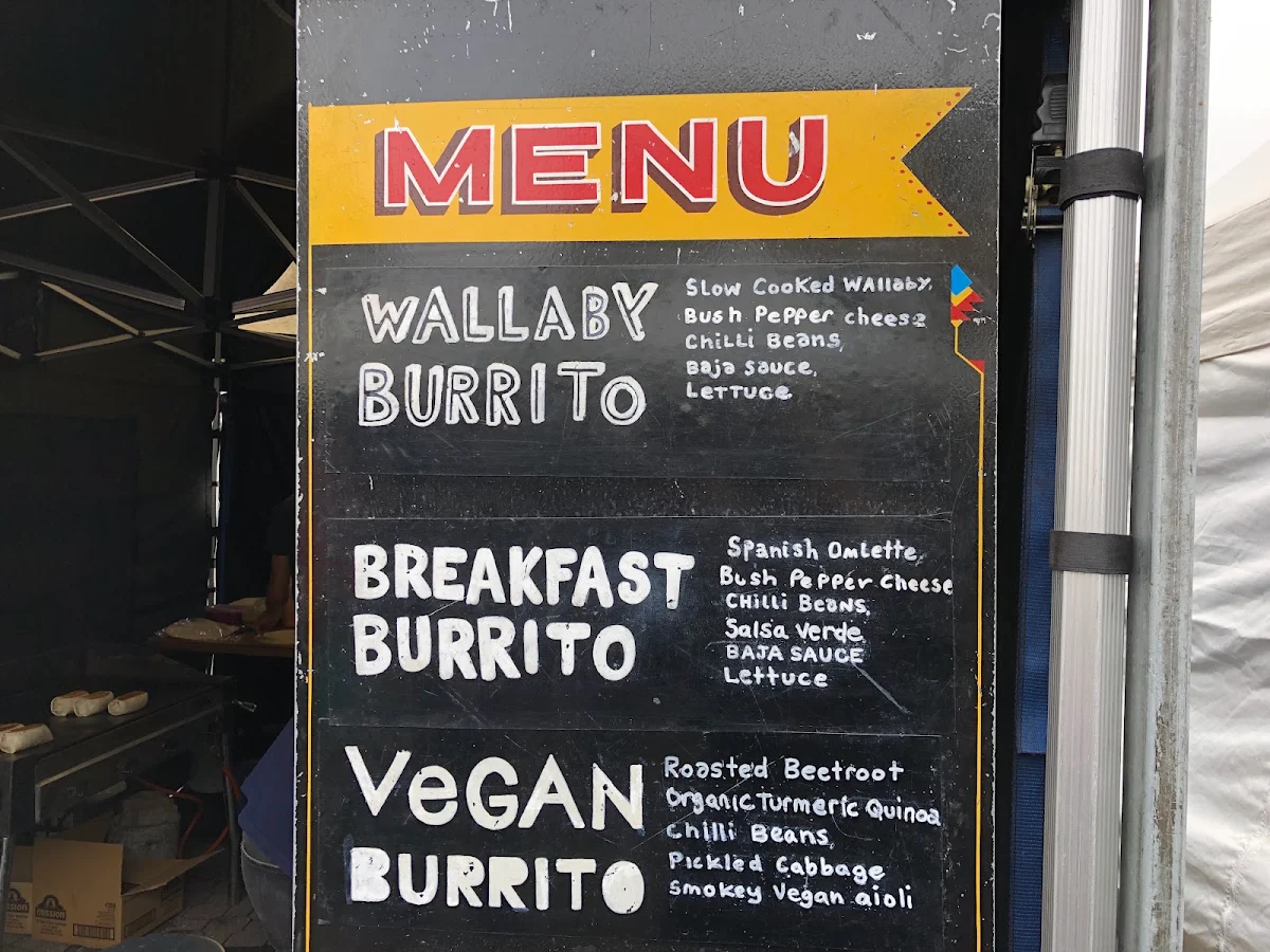 Menu, Pavilion @ Salamanca