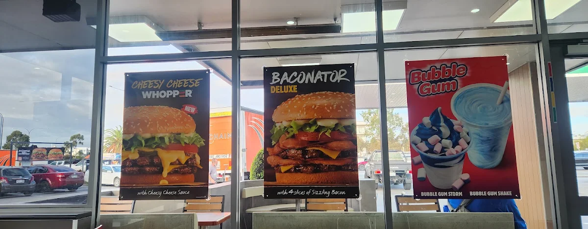 Menu, Hungry Jack's Burgers Mawson Lakes