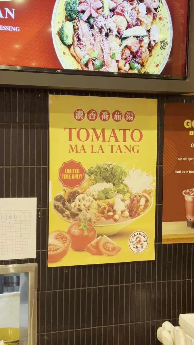 Menu, Dragon Hot Pot