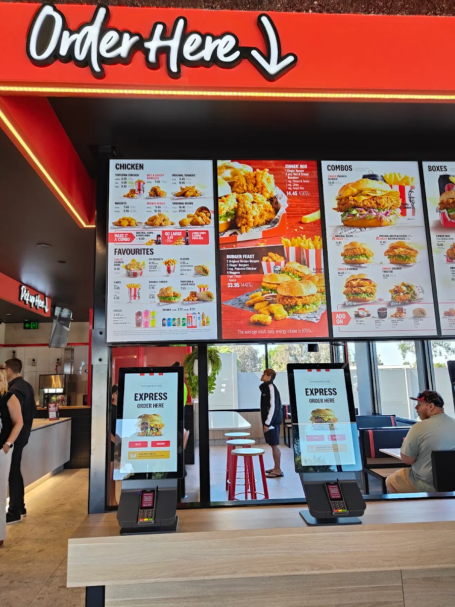 Menu, KFC Cobram