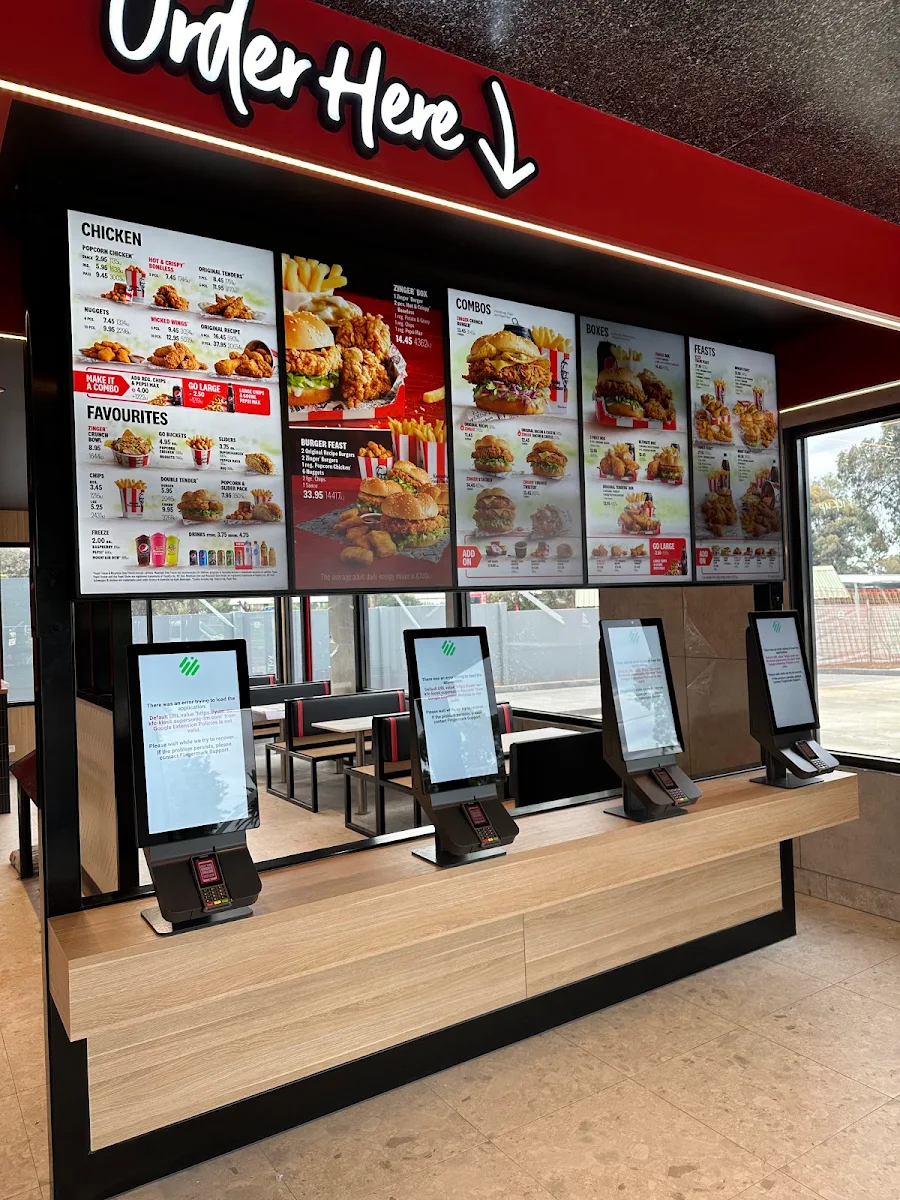 Menu, KFC Cobram