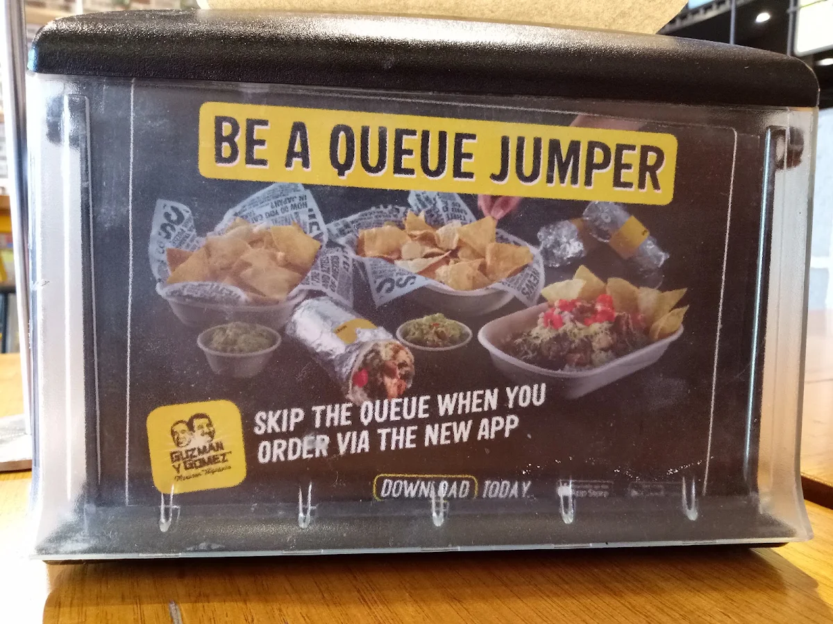 Menu, Guzman y Gomez - Cockburn