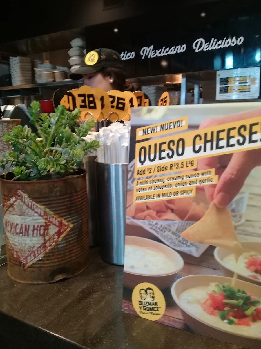 Menu, Guzman y Gomez - Cockburn