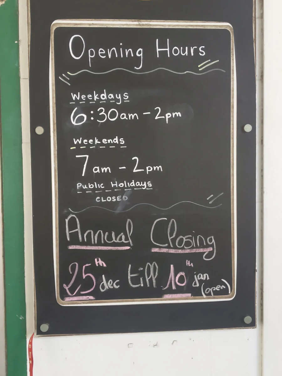 Menu, Banneton Bakery
